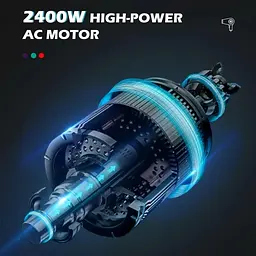 Потужний професійний фен VGR-452 2400W + 2 насадки - мініатюра 5