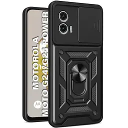 Чохол до мобільного телефона BeCover Military Motorola Moto G24/G24 Power Black (710722)
