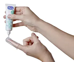 Набір Chicco My First Toothbrush Set зубна щітка-масажер і гель (11262.00) - мініатюра 2