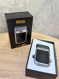 Акумуляторна чоловіча електробритва DSP 60019 сухе вологе гоління бороди і вусів шейвер USB 3 Вт Сірий - мініатюра 9