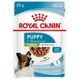Набір вологий корм для цуценят Royal Canin Puppy X-Small для дрібних порід 1.02 кг (12 шт. х 85 г) - мініатюра 3