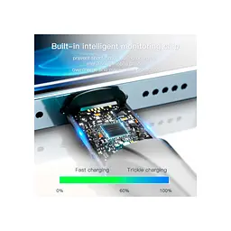 Дата кабель USB 2.0 AM to Lightning 1.0m 2.4A black Essager (EXCL-LS01) - мініатюра 4
