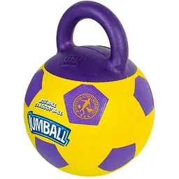 Іграшка для собак GiGwi Ball М'яч футбольний, з ручкою, 26 см (75366)