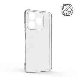 Прозрачный чехол для Realme C63 4G с защитой камеры, тонкий, силиконовый, бесцветный, ударопрочный, противоударный бампер с закрытой камерой, ArmorStandart (ARM78474) - мініатюра 2