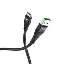 USB Cable Hoco U53 5A Flash Type-C Black 1.2m - мініатюра 4
