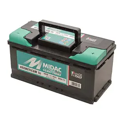Акумулятор 6СТ-92A MIDAC HERMETICUM, 12V, 92Ah (-/+) низький Євро,  EN800А - мініатюра 3