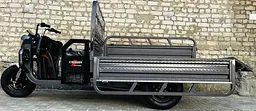 Вантажний електроскутер-самоскид триколісний CROSSER Cargo 18" (1500W, 72V, 58Ah) Сірий - мініатюра 3