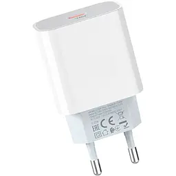 Мережевий зарядний пристрій Hoco C76A Plus Speed Source PD20W White [170759] - мініатюра 2
