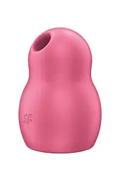 Вакуумний кліторальний стимулятор з вібрацією Satisfyer Pro To Go 1 червоний - мініатюра 2