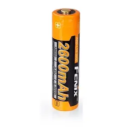 Акумулятор 18650 Fenix 2600 mAh Li-ion (Чорно-жовтий)