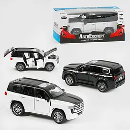 Колекційна металева модель позашляховика АвтоЕксперт Toyota Land Cruiser 300 з інерцією, світлом та звуком 1:32 - мініатюра 9