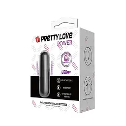 Вібратор для клітора Pretty Love Power 6 см чорний - мініатюра 7