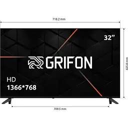 Телевізор GRIFON Diva DV32HSB - мініатюра 2