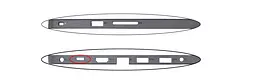 Корпус ноутбука / верхня панель з клавіатурою від ноутбука Dell Vostro 3500, 3501, 3505 (JHW9R/0JHW9R) Оригінал від Dell, Верхня панель клавіатури - мініатюра 3