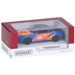 Машинка інерційна 2023 Nissan Fairlady Z KT5443WF(Blue) 1:36, 12 см, відчиняються двері - мініатюра 2