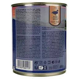 Вологий корм для собак Happy Dog Sens Pure Ente, з качкою, 800 г - мініатюра 5