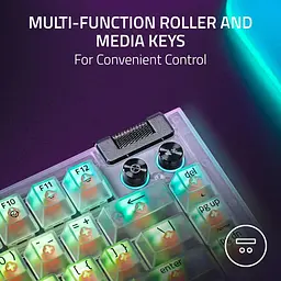 Клавіатура Razer BlackWidow V4 75% Compact Phantom White (RZ03-05003500-R3M1) - мініатюра 6