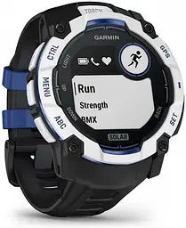 Смарт-годинник Garmin Instinct 3 50mm Solar Whitestone with Black Band (010-02935-03/43) - мініатюра 3