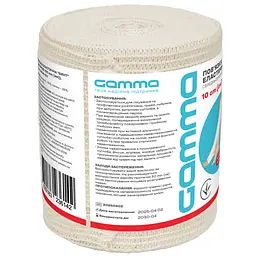 Бинт еластичний Gamma R036-100 середньої розтяжності 10 см х 5 м - мініатюра 2