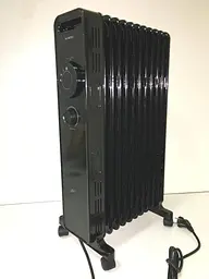 Олійний обігрівач Kumtel KUM-1230S Black (11 секцій) - мініатюра 3