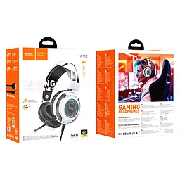 Навушники Hoco W110 Resource gaming headphones White - мініатюра 2