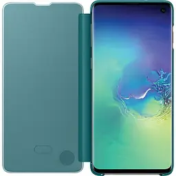 Чохол-книжка Official S-View Flip Cover EF-ZG973CGEGRU для Samsung Galaxy S10 Green - мініатюра 2