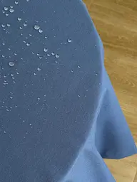 Скатертина столова Ecotton DUCK 170х200 см водовідштовхуюча однотонна синього кольору (25329) - мініатюра 3