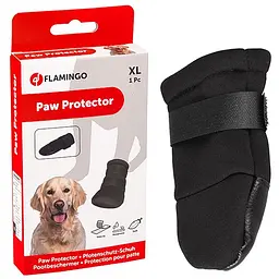 Захисні черевики Flamingo Paw Protector XL «фламінго» для собак порід зенненхунд, ротвейлер, бульмастиф XL