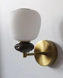 Бра, настінний світильник Nowodvorski 11703 Ceramic LED 1x8W 3000K 650Lm IP20 латунний - мініатюра 3