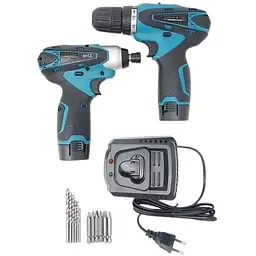 Набор Platinum Tools CB1080T 18V, 2 шуруповерта с насадками в кейсе