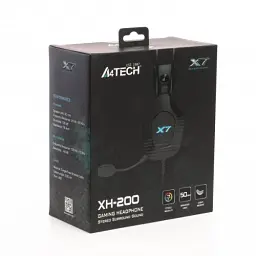 Навушники A4Tech X7 XH-200, Black, USB, мікрофон, динаміки 50 мм, LED підсвічування, 16 Ом, 100 дБ, 2 м - мініатюра 6