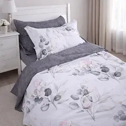 Дитяча постільна білизна JUNIOR Poplin pink flowers (2200012797426)