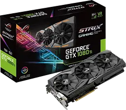 Відеокарта GeForce GTX 1080 Ti 11GB Asus ROG Strix Gaming (ROG-STRIX-GTX1080TI-11G-GAMING) Б/В