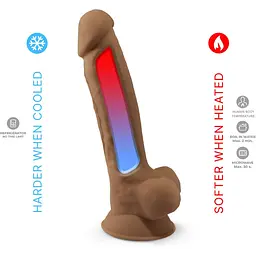 Фалоімітатор SilexD Johnny Caramel (MODEL 1 Size 7in) - мініатюра 5
