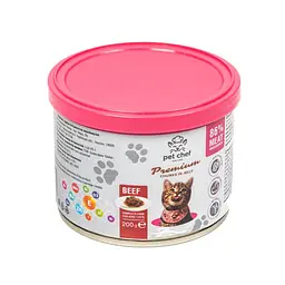 Корм вологий для дорослих котів Pet Chef, шматочки в желе з яловичиною 200 г - мініатюра 10