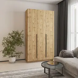 Шафа 3-дверна MebelStar Оскар ДСП BG, 4 додаткові полиці 120x52x220 см Дуб тахо (MBS-4588)