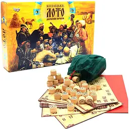 Настільна гра Danko Toys Козацьке Лото в коробці 34х22, 5х7 см від 6 років Хакі (SR-113-N-894) - мініатюра 2