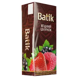 Чай чорний Batik Ягідний цілунок купажований дрібний ароматизований 37.5 г (25 шт. х 1.5 г) - мініатюра 2