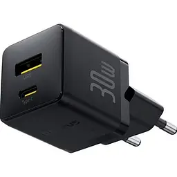 Мережевий зарядний пристрій Baseus Palm Fast Charger 30W Cluster Black (P1011160A113-00) [139989] - мініатюра 2