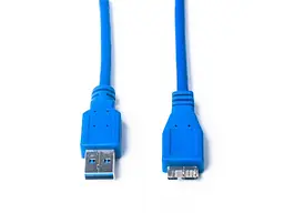 Кабель PrologiX USB 3.0 AM/MicroBM 1.8m Blue (PR-USB-P-12-30-18M) - мініатюра 2