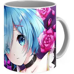 Кухоль GeekLand Життя з нуля в альтернативному світі Re:Zero Рем RZ.02.08 330 мл різнобарвний - мініатюра 3