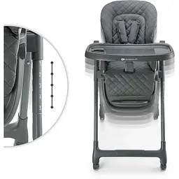 Стільчик для годування Kinderkraft Tulo Grey (KHTULO00GRY0000) - мініатюра 3