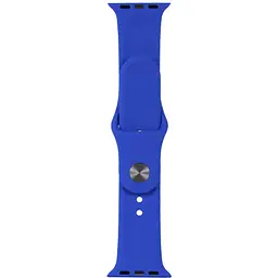 Ремінець Apple Watch Silicone 38/40/41 мм Deep Синій L