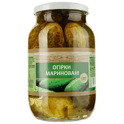 Огірки мариновані пастеризовані 980 г (918344)