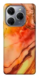 Чохол Demsky Червоний корал мармур для Tecno Spark 20 Pro