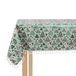 Скатертина Lotus Home - New Year зелена 140x180 - мініатюра 3