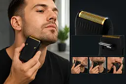Чоловіча електробритва VGR V-353 USB - мініатюра 4