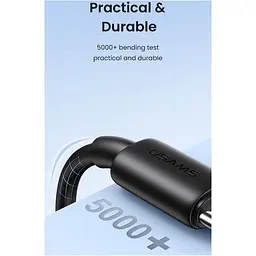 Кабель Usams US-SJ711 USB-C to USB-C 60W 1m White (SJ711USB02) [153977] - мініатюра 4