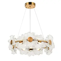 Люстра LED Levistella 7989249-12 led (600) GD, 20W, золотий, стельова, для вітальні