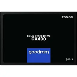 Накопичувач SSD Goodram CX400 Gen.2 2.5" SATAIII 3D TLC 256GB (SSDPR-CX400-256-G2)